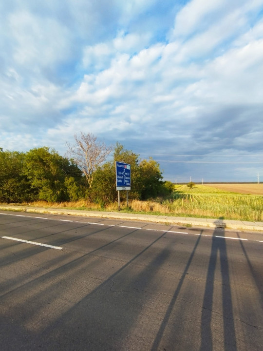 SUPER OCAZIE SE VINDE TEREN UZUNU STRADAL DN5 BUCURESTI-GIURGIU