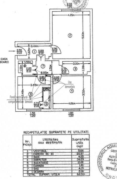 Doua camere 63 mp cu centrala, Colentina, strada Pescarilor