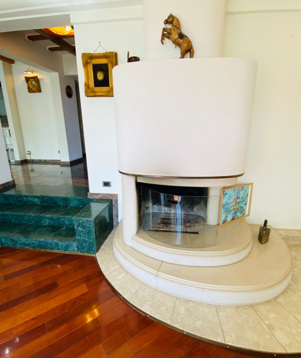 Vila de lux, 427 mp utili și 2313 mp teren, pe malul lacului (Cociova) Balotesti