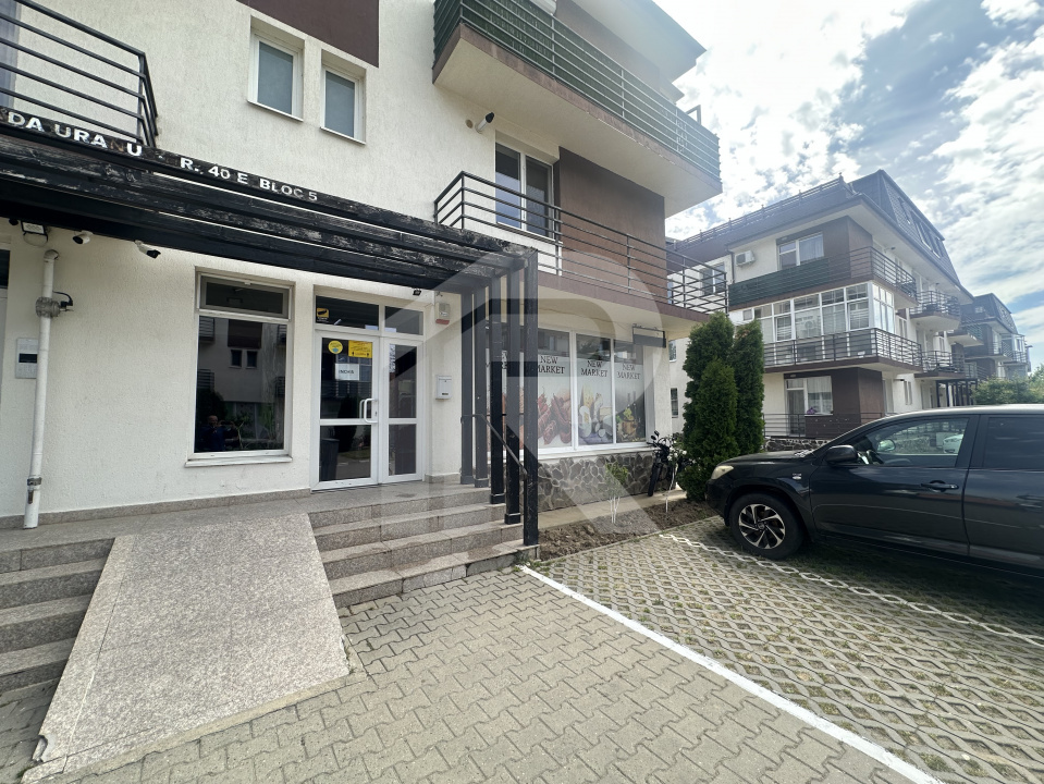Spatiu Comercial 110 MP+lot 222 MP+2 locuri parcare New Residence Magurele