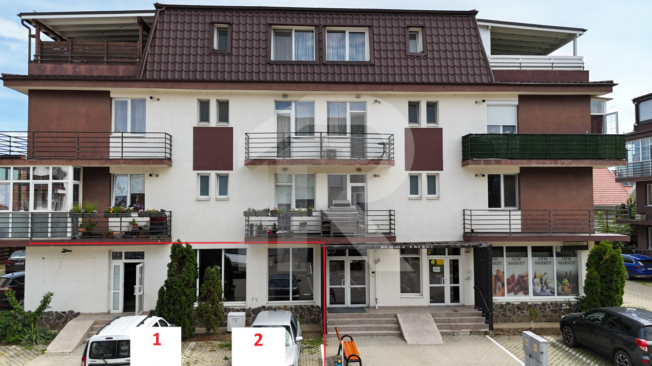 Spatiu Comercial 138,7 MP+2 locuri parcare New Residence Magurele