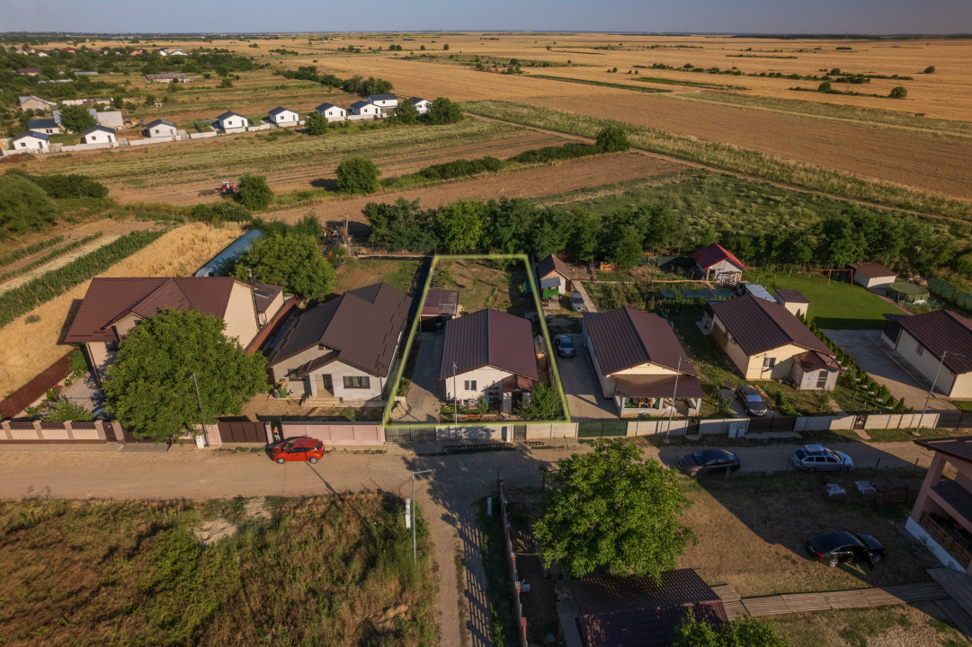 MIHAILESTI - POPESTI, CASA 63 MP, GARAJ, LOT 768 MP!
