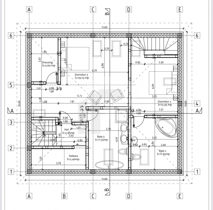 Buftea casa P+M 140 MP Lot 357 MP