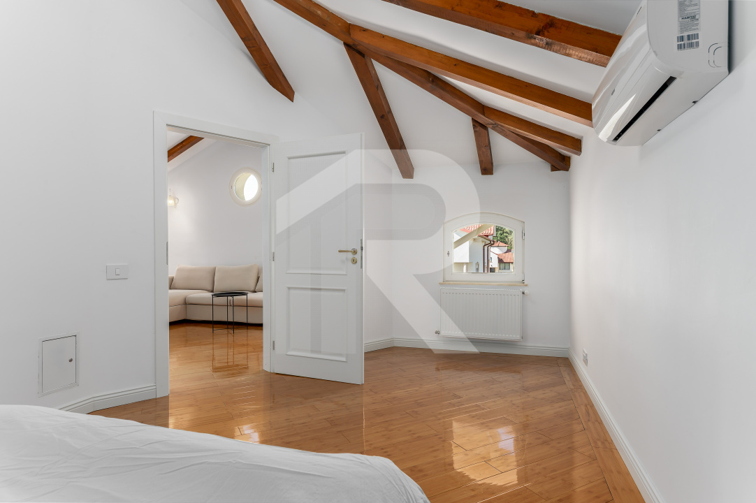 Vilă elegantă cu piscină și ieșire la Lac – Căciulați, Balotești