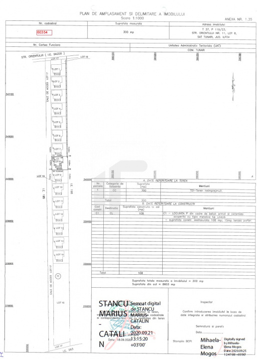 Casa individuala | 4 camere | Lot 300mp | Orientului 11 | Tunari | TVA inclus