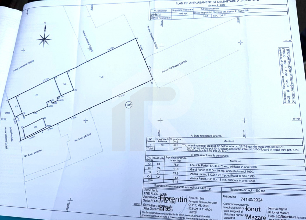 Teren 500 m , ideal constructie casa, zona Andronache