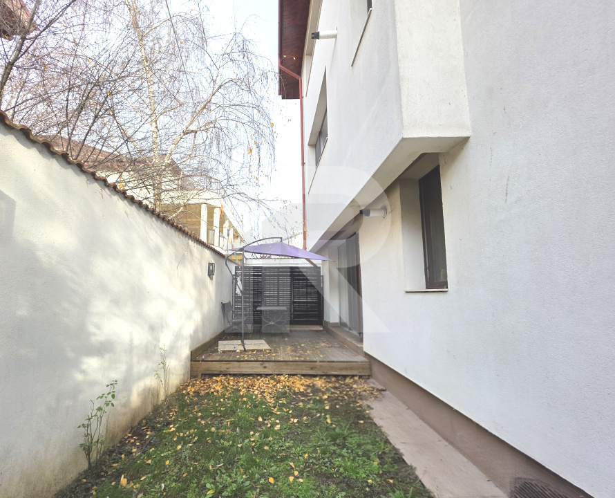 Apartament 2 Camere + Grădină 38mp, Pipera, mobilat si utilat complet