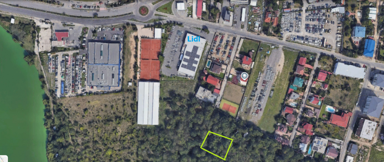 Teren 600 mp la Padure cu front 18 m la str Paris Pantelimon Zona Premium