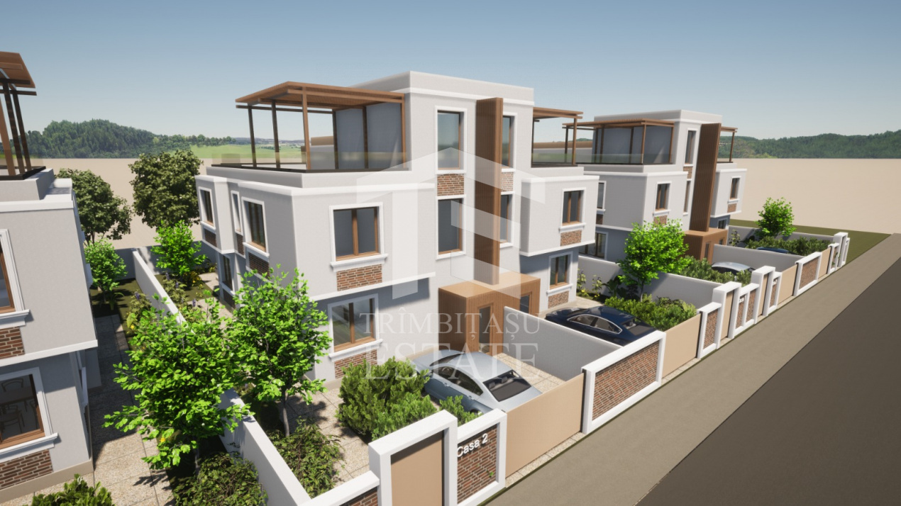 OVIDIU-POIANA- Vila tip duplex cu terasa circulabila.